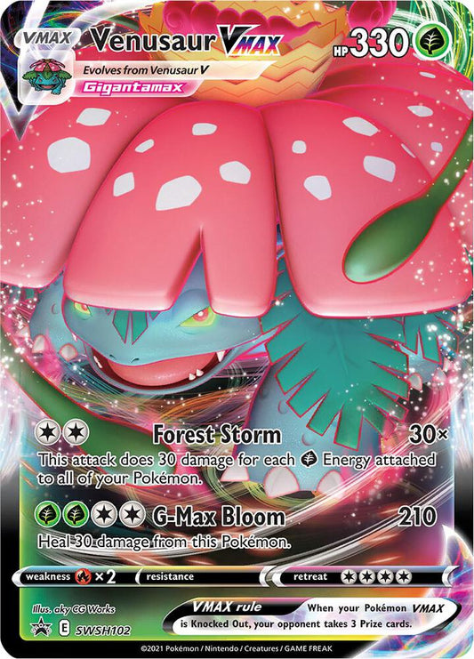 Venusaur VMAX Holo Promo SWSH: Sword & Shield Promo Cards SWSH102