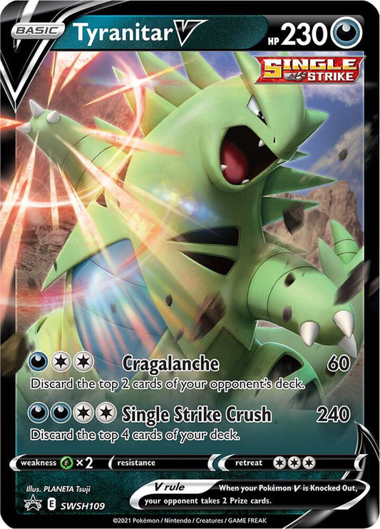 Tyranitar V SWSH109 / Promo - SWSH109 - SWSH: Sword & Shield Promo Cards (SWSD) Pokémon TCG