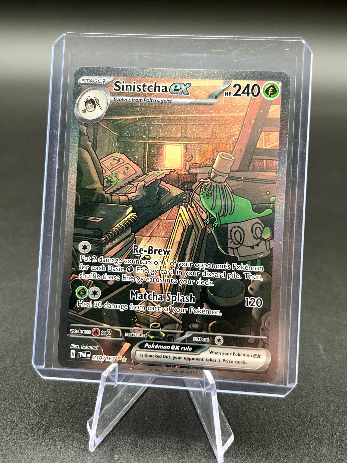 Sinistcha ex - 210/167 - SV06: Twilight Masquerade (TWM) Pokémon TCG
