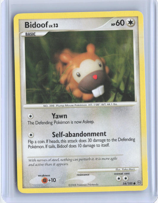 Bidoof 54/100 Common Stormfront Pokemon