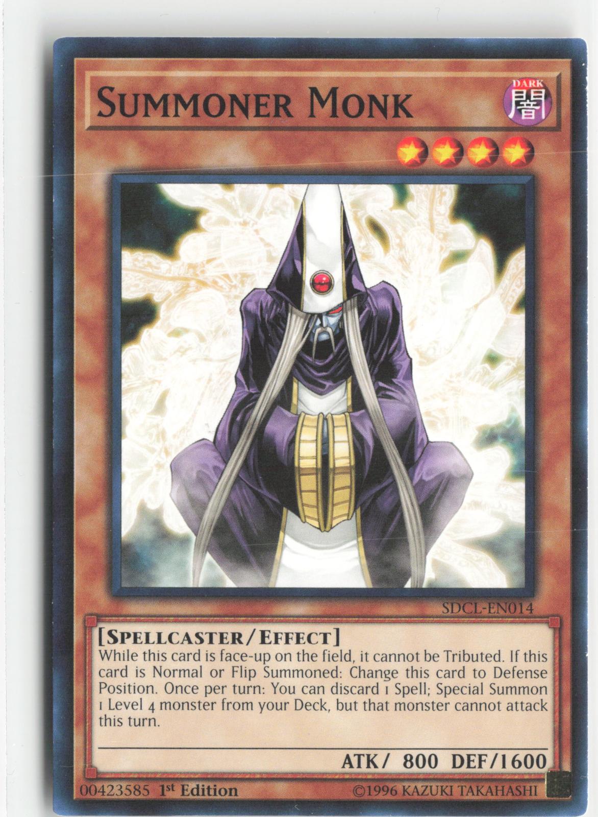 Summoner Monk SDCL-EN014 Structure Deck: Cyberse Link Yu-Gi-Oh 1st Edition