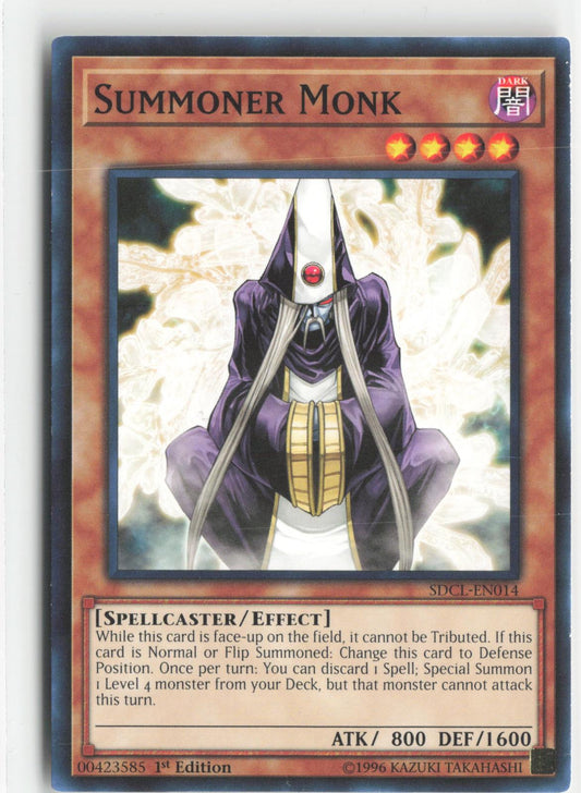 Summoner Monk SDCL-EN014 Structure Deck: Cyberse Link Yu-Gi-Oh 1st Edition