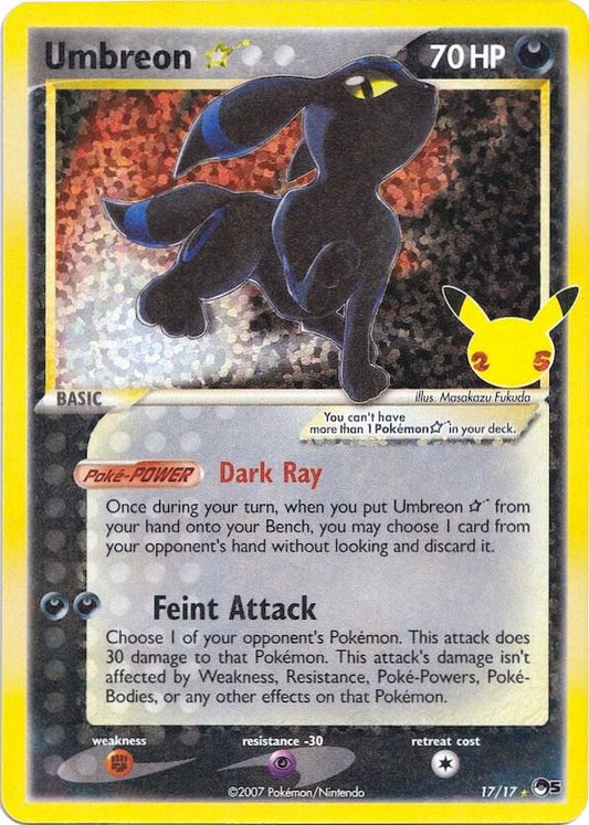 Umbreon Star - Celebrations: Classic Collection (CCC) Pokémon Card TCG