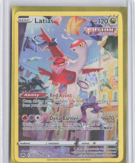 Latias GG20/GG70 Holo Trainer Gallery Rare Crown Zenith Galarian Gallery Pokemon