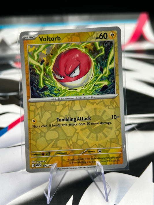 Voltorb Reverse Holo 100/165 - SV: Scarlet & Violet 151 (MEW) Pokémon Card TCG