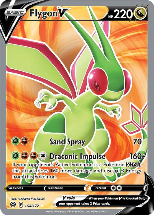 Flygon V (Full Art) - SWSH09: Brilliant Stars (SWSH09) Pokémon TCG