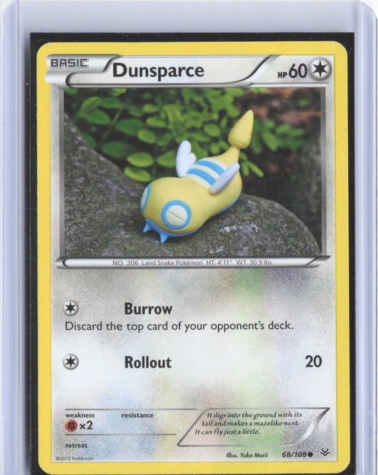 Dunsparce 68/108 Common Roaring Skies Pokemon TCG Card