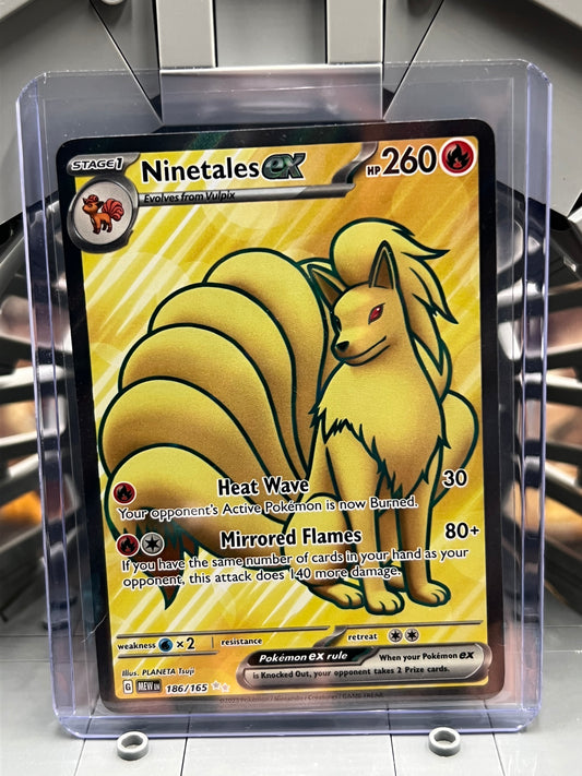 Ninetales ex - 186/165 - SV: Scarlet & Violet 151 (MEW) Pokémon TCG