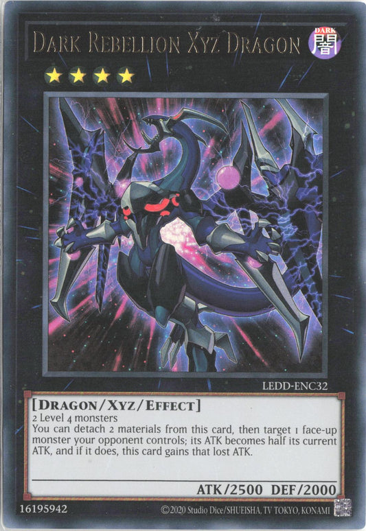 Dark Rebellion Xyz Dragon LEDD-ENC32 Legendary Dragon Decks Yu-Gi-Oh 1st Edition