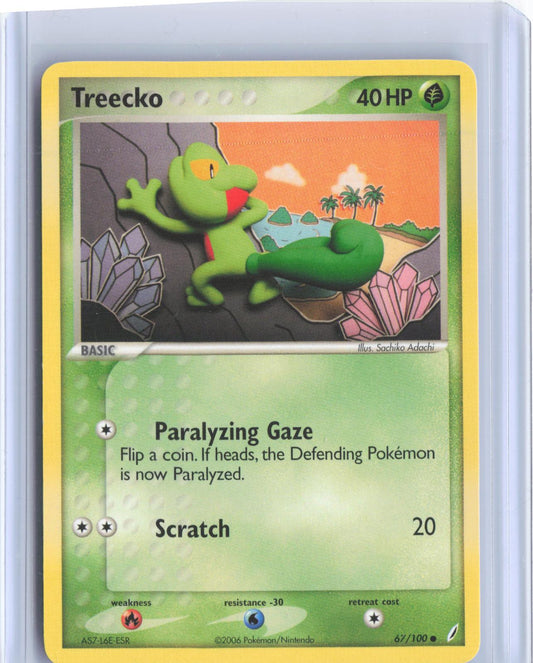 Treecko 67/100 Common Crystal Guardians Pokemon
