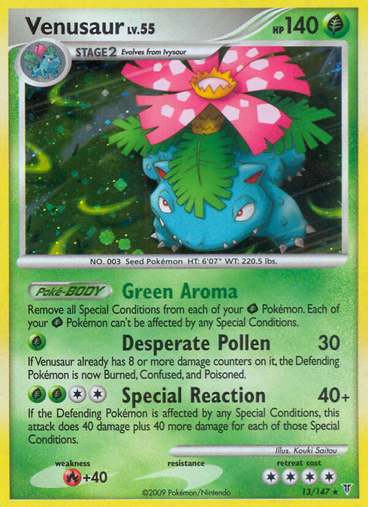 Venusaur 13/147 Holo Rare Supreme Victors Pokemon