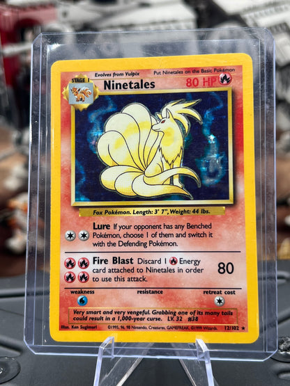 Ninetales Holo 12/102 - Base Set (BS) Unlimited Pokémon TCG WOTC