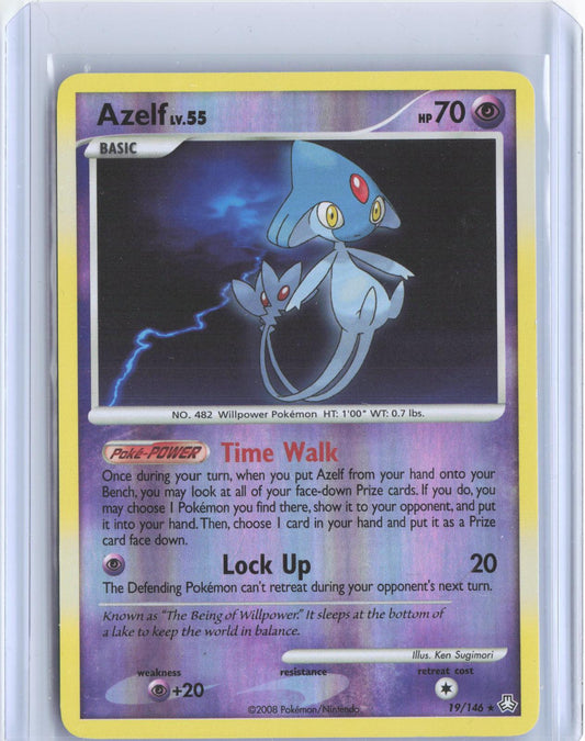Azelf 19/146 Rare Legends Awakened Pokemon Reverse Holo TCG Card