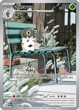 Spewpa 089/088 Holo Illustration Rare Perfect Order Pokemon TCG Card