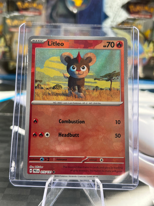 Litleo 015/131 (Poke Ball Pattern) - SV: Prismatic Evolutions (PRE) Pokémon TCG