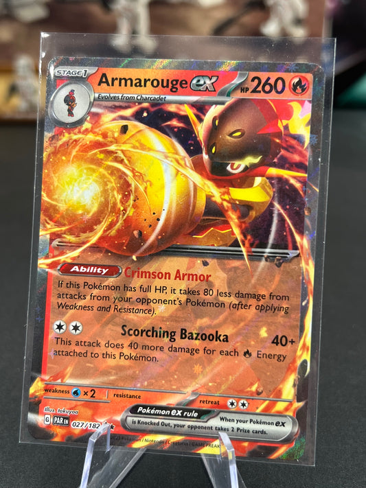 Armarouge ex 027/182 - SV04: Paradox Rift (PAR) Pokémon TCG