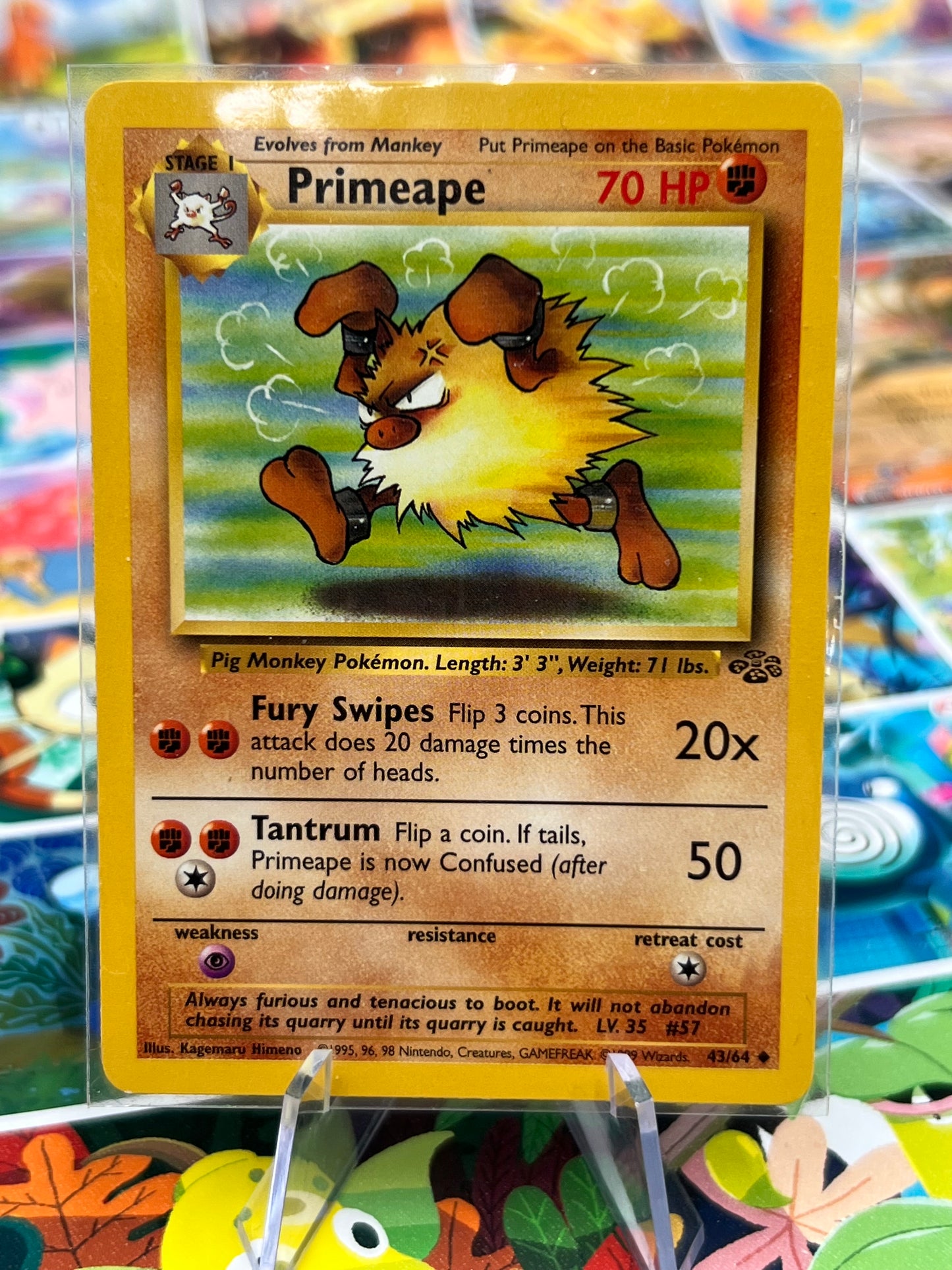 Primeape 43/64 - Jungle (JU) Pokémon Card TCG
