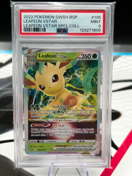 PSA 9 Leafeon VSTAR - SWSH195 - SWSH: Sword & Shield Promo Cards (SWSD) Graded Pokémon TCG