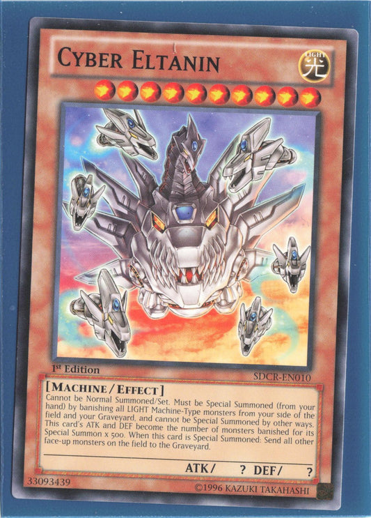 Cyber Eltanin SDCR-EN010 Structure Deck: Cyber Dragon Revolution Yu-Gi-Oh 1st Edition