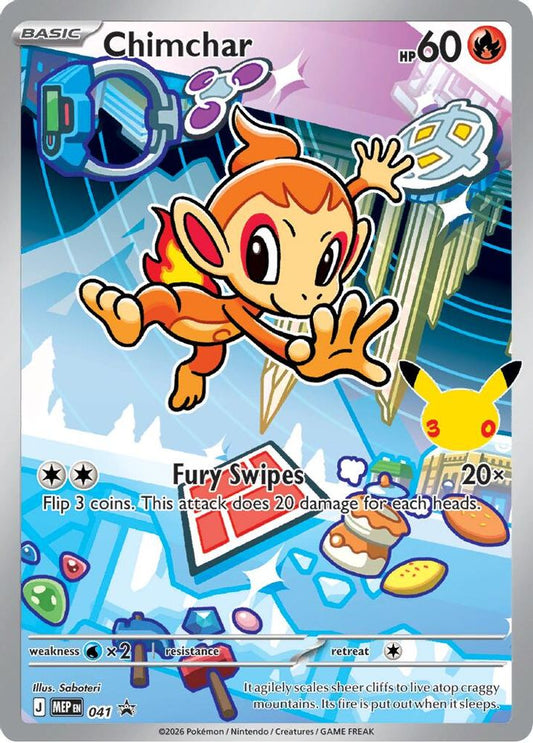Chimchar 041 Holo Promo ME: Mega Evolution Promo Pokemon