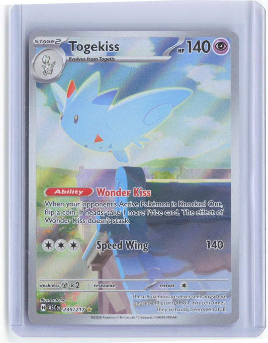 Togekiss 235/217 Illustration Rare Ascended Heroes Pokemon Holo TCG Card