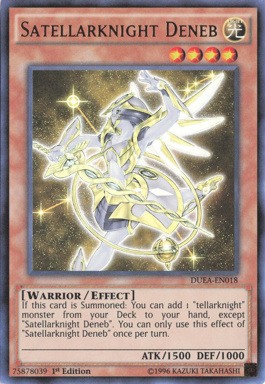 Satellarknight Deneb DUEA-EN018 Ultra Rare Duelist Alliance Yu-Gi-Oh 1st Edition