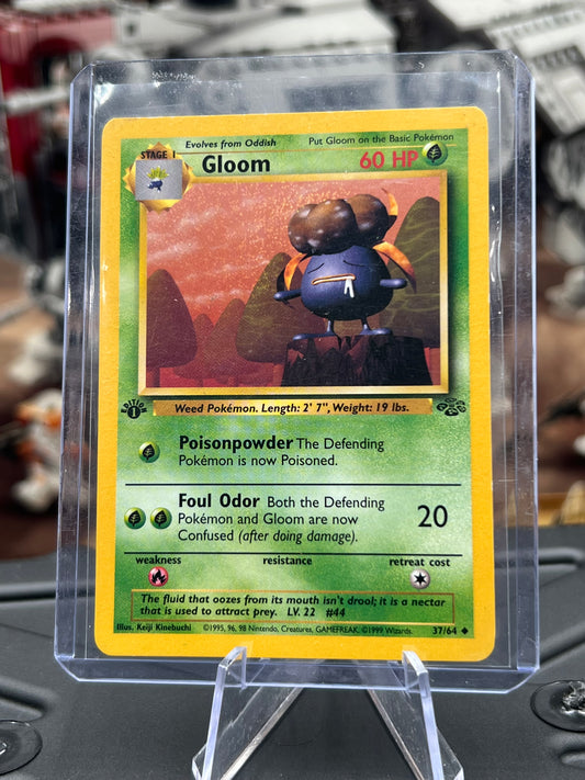 Gloom 37/64 1st Edition - Jungle (JU) Pokémon TCG WOTC