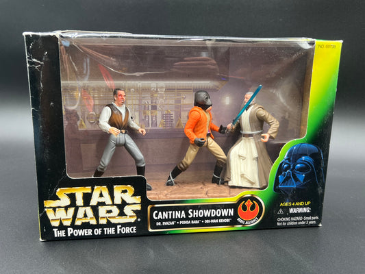Star Wars Power Of The Force Cantina Showdown Figure Set New In Box POTF Kenner