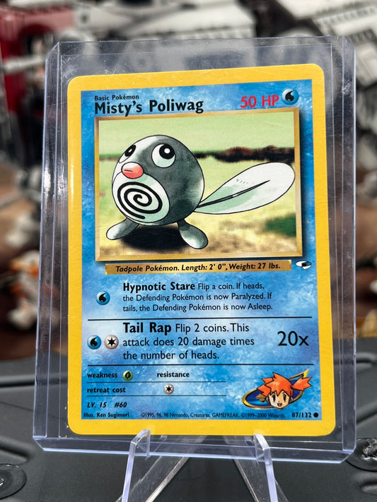 Misty's Poliwag 87/132 - Gym Heroes (G1) Unlimited Pokémon TCG WOTC