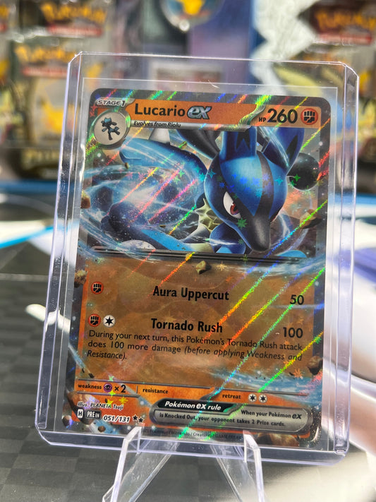 Lucario ex 051/131 - SV: Prismatic Evolutions (PRE) Pokémon TCG