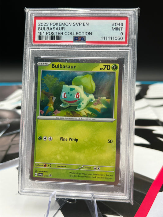 PSA 9 Bulbasaur - 046 (Cosmos Holo) - SV: Scarlet & Violet Promo Cards (SVP) Pokémon Graded Pokémon TCG Card