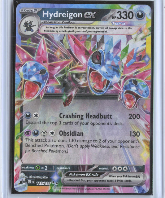 Hydreigon ex 119/191 Double Rare Surging Sparks Pokemon Holo