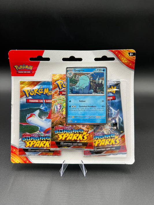 Surging Sparks 3 Pack Blisters [Quagsire] - SV08: Surging Sparks (SV08) Pokémon
