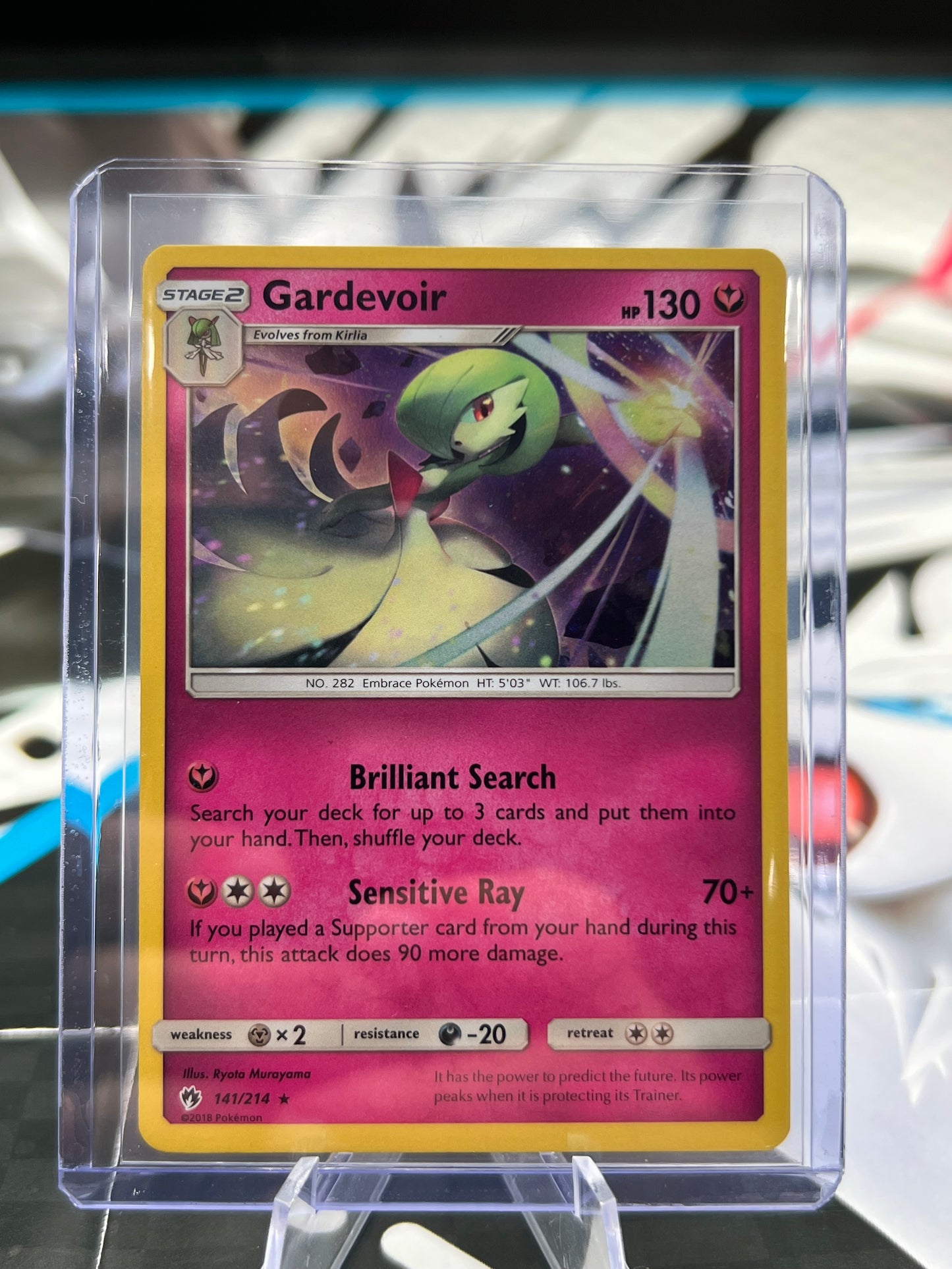 Gardevoir 141/214 / Holo Rare - SM - Lost Thunder (SM8) Pokémon TCG