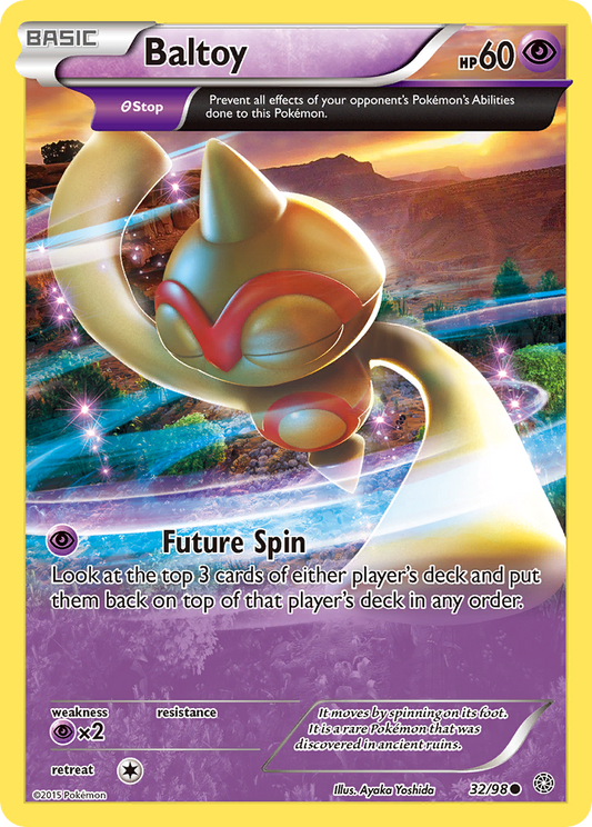 Baltoy 32/98 Common Ancient Origins Pokemon TCG Card