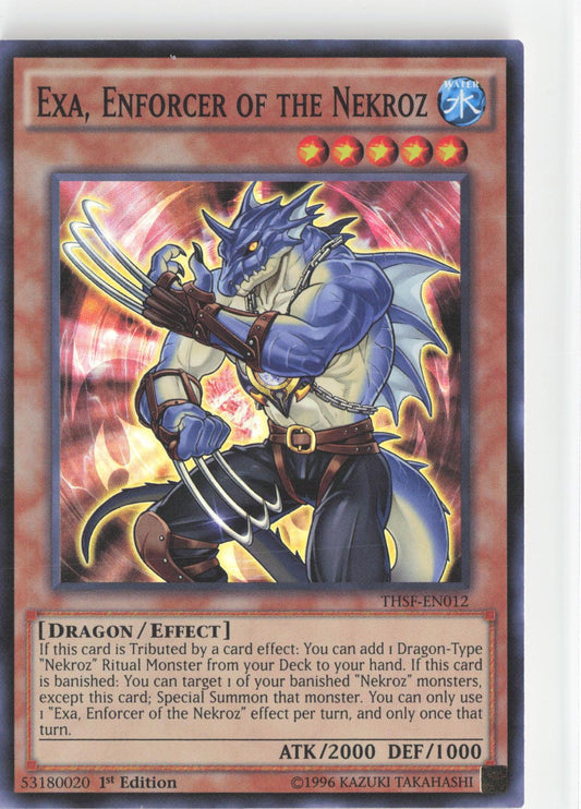 Exa, Enforcer of the Nekroz THSF-EN012 The Secret Forces Yu-Gi-Oh 1st Edition