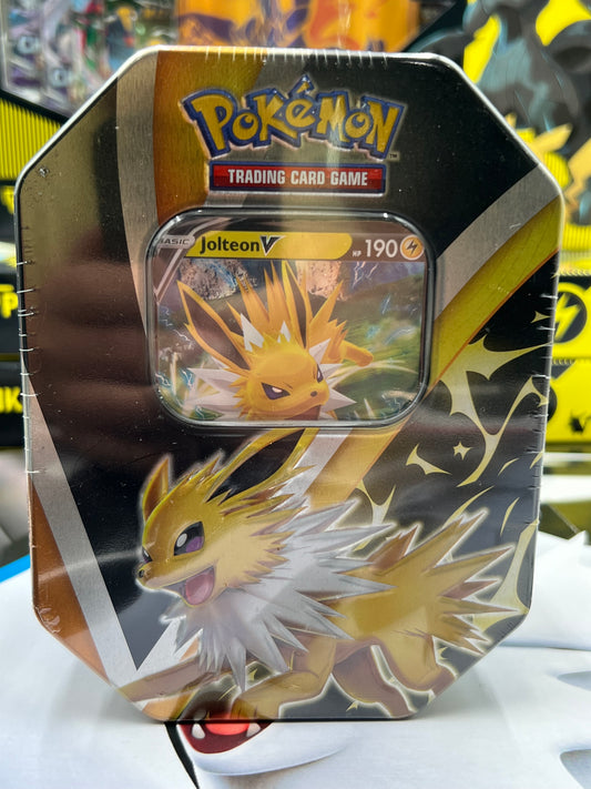 Eevee Evolutions Tin [Jolteon V] - Miscellaneous Cards & Products (MCAP) Pokémon TCG