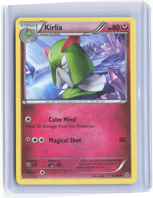Kirlia 53/98 Uncommon Ancient Origins Pokemon TCG Card