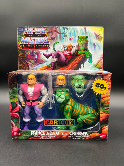 HE-MAN and the Masters of the Universe Cartoon Collection Prince Adam & Cringer
