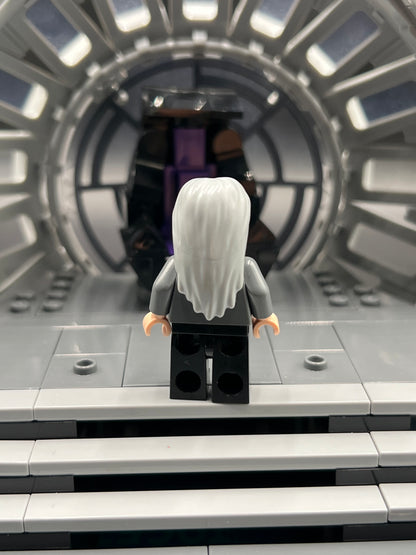LEGO Harry Potter Argus Filch - Light Bluish Gray Long Hair Item No: hp097 Set 4842