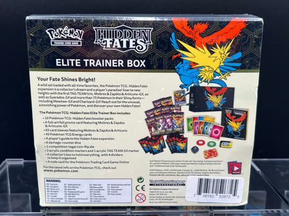 Hidden Fates Elite Trainer Box ETB - Hidden Fates (HIF) Pokémon TCG