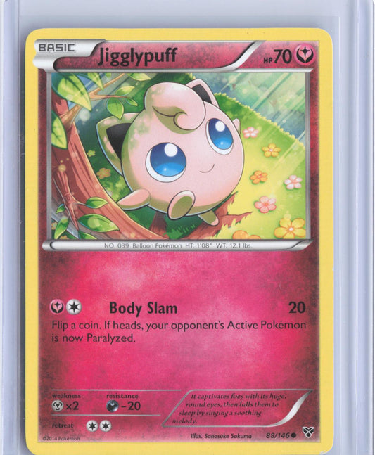 Jigglypuff 88/146 Common XY Pokemon TCG Card