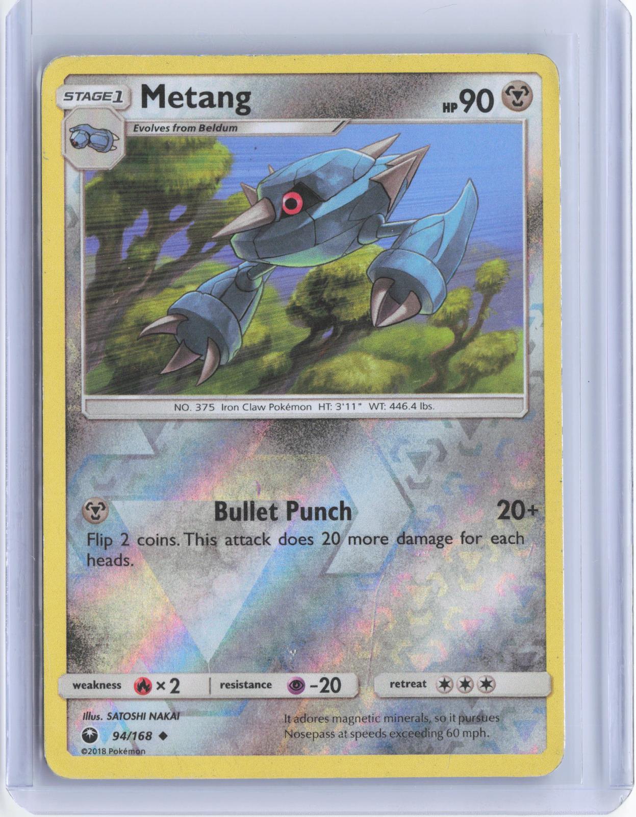 Metang 94/168 Uncommon Celestial Storm Pokemon Reverse Holo TCG Card