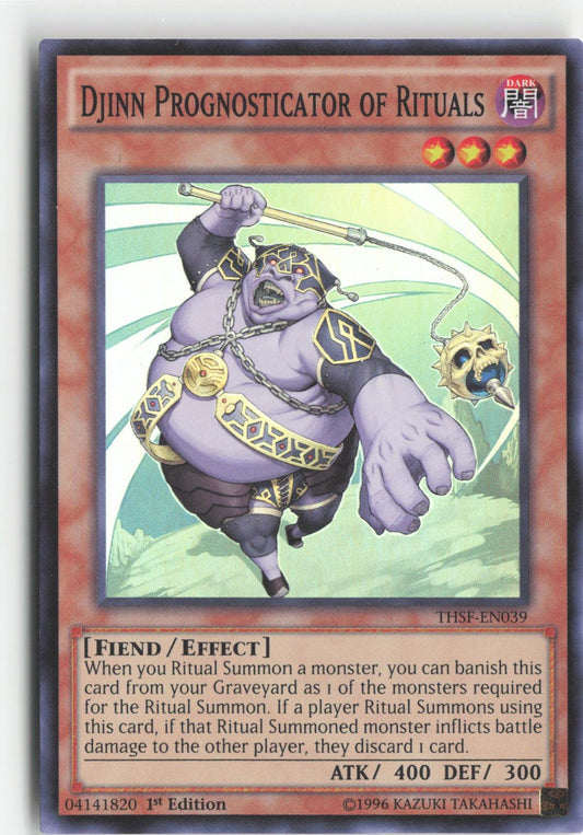 Djinn Prognosticator of Rituals THSF-EN039 The Secret Forces Yu-Gi-Oh 1st Edition