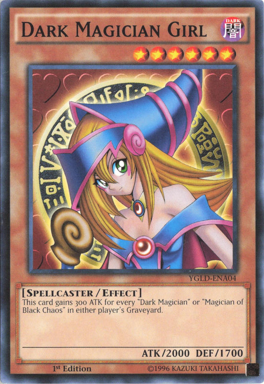 Dark Magician Girl (A) YGLD-ENA04 King of Games: Yugi's Legendary Decks Yu-Gi-Oh 1st Edition
