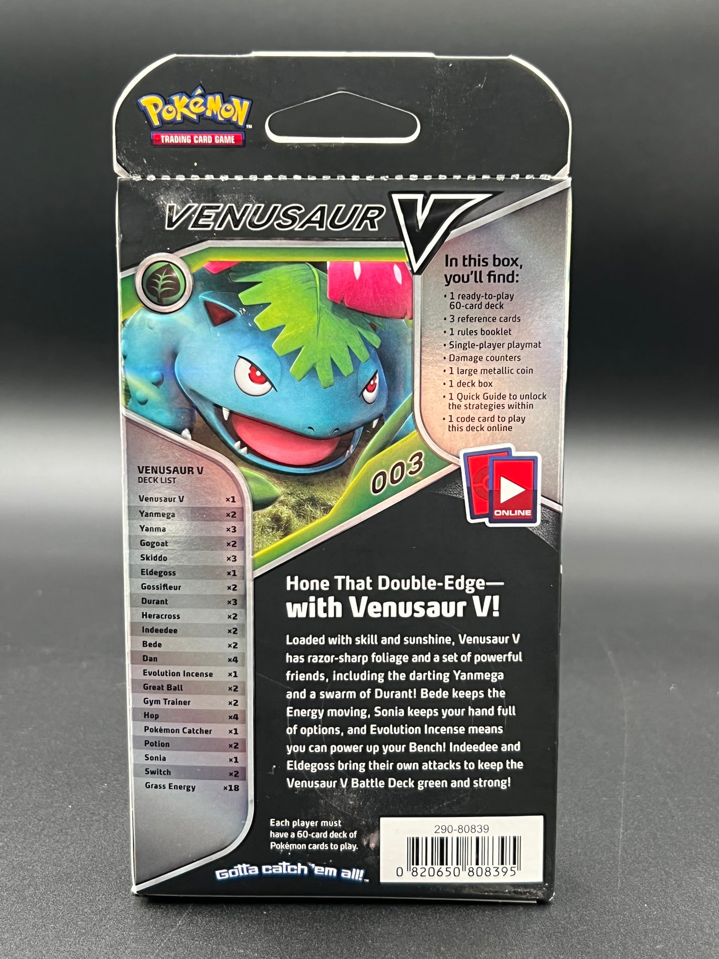 Pokemon TCG: V Battle Decks Venusaur 2021