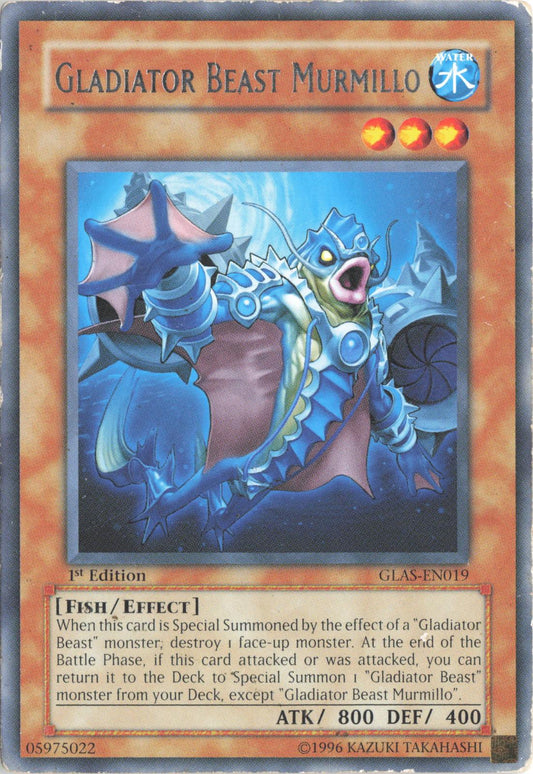 Gladiator Beast Murmillo GLAS-EN019 Gladiator's Assault Yu-Gi-Oh 1st Edition