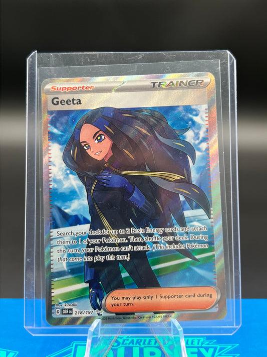 Geeta - 218/197 - SV03: Obsidian Flames (OBF) Pokémon TCG