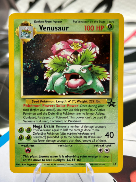 Venusaur - WoTC Promo 13 Holo (PR) Vintage WOTC Pokémon TCG