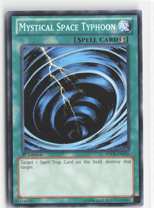 Mystical Space Typhoon SDCR-EN026 Structure Deck: Cyber Dragon Revolution Yu-Gi-Oh 1st Edition